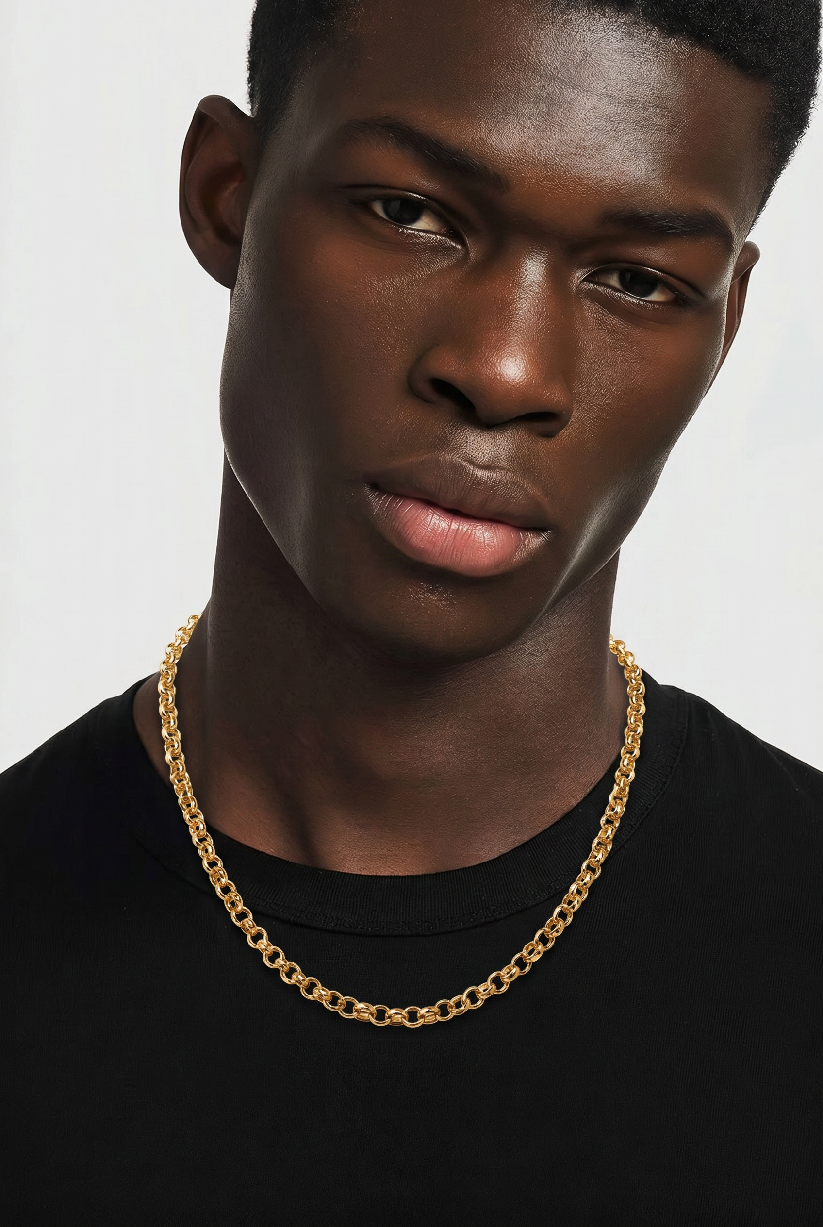 Classic 18K Gold Rolo Chain | 5 mm