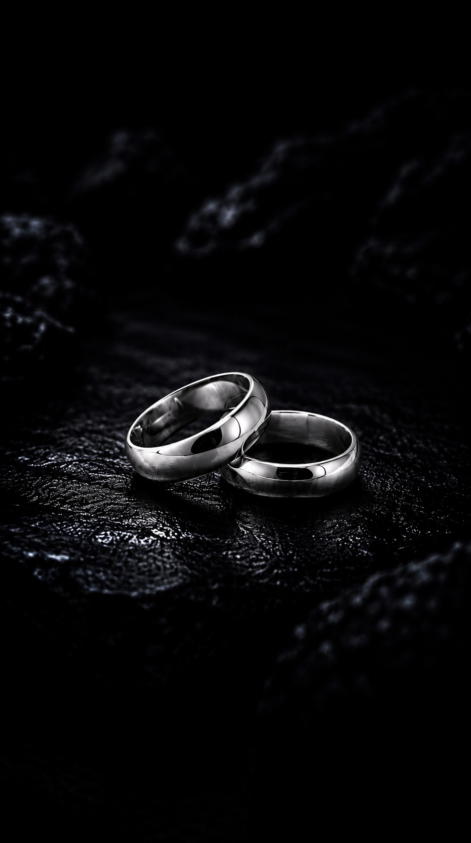 Classic 5mm 18K White Gold Wedding Bands