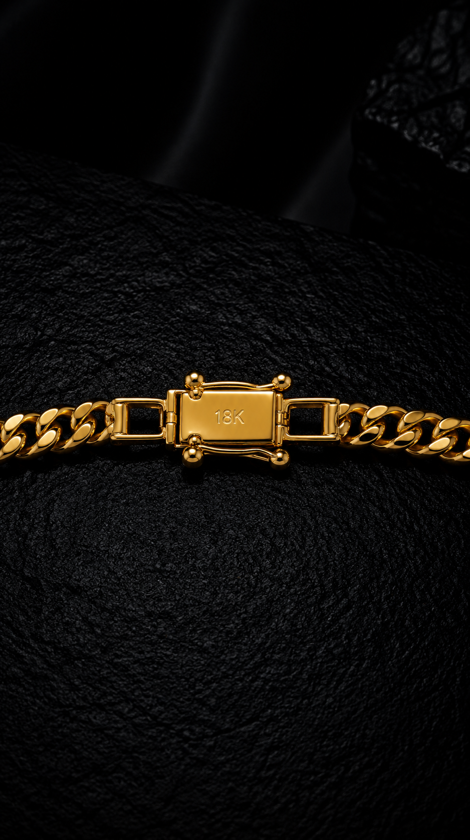 18K Solid Gold Cuban Link Chain | 6.5 mm